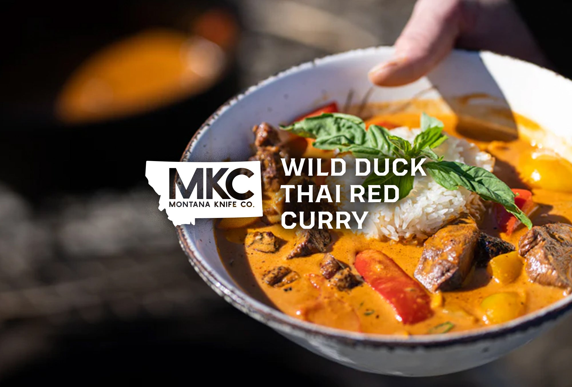 A delicious bowl of flavor-packed, easy-to-make Thai duck curry.