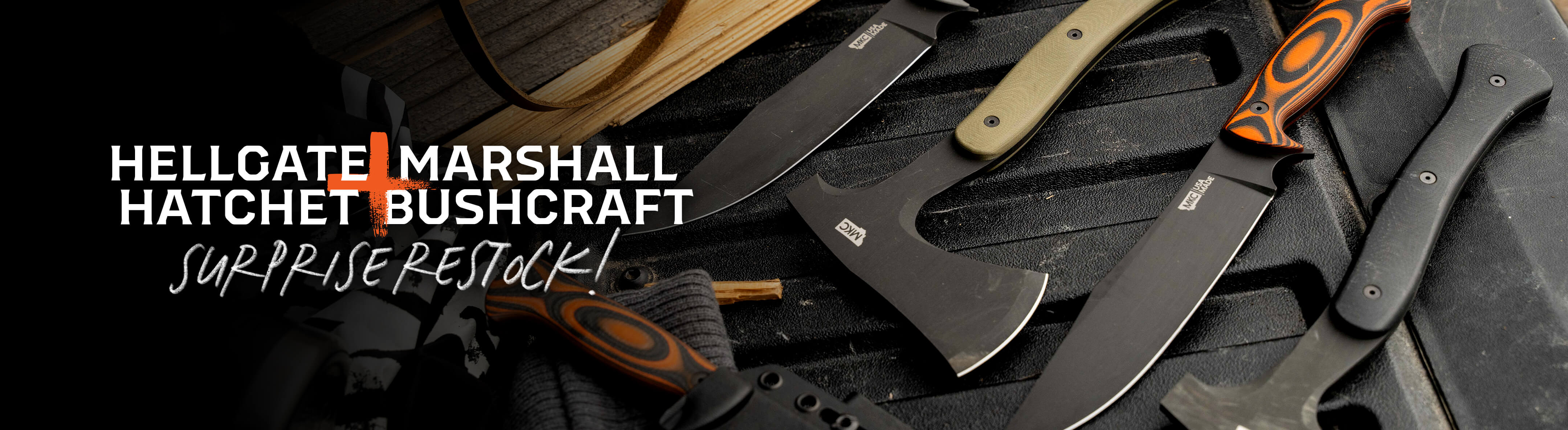 HELLGATE HATCHET & MARSHALL BUSCHCRAFT DROP