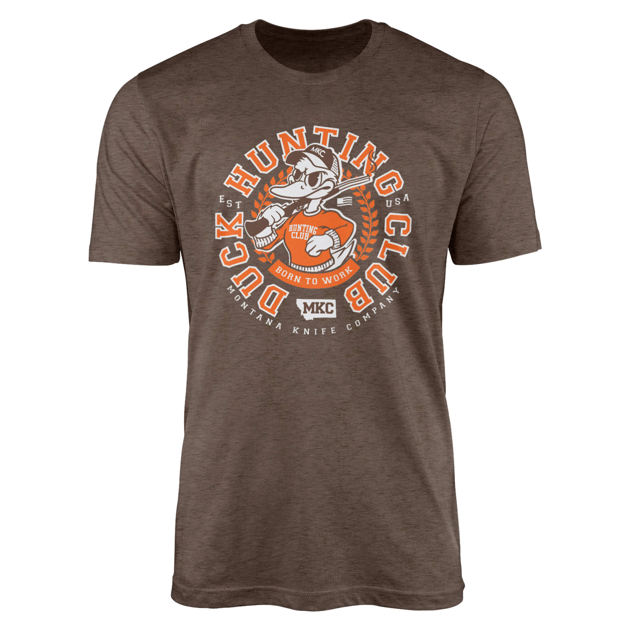 MKC DUCK HUNTING CLUB TEE - BROWN