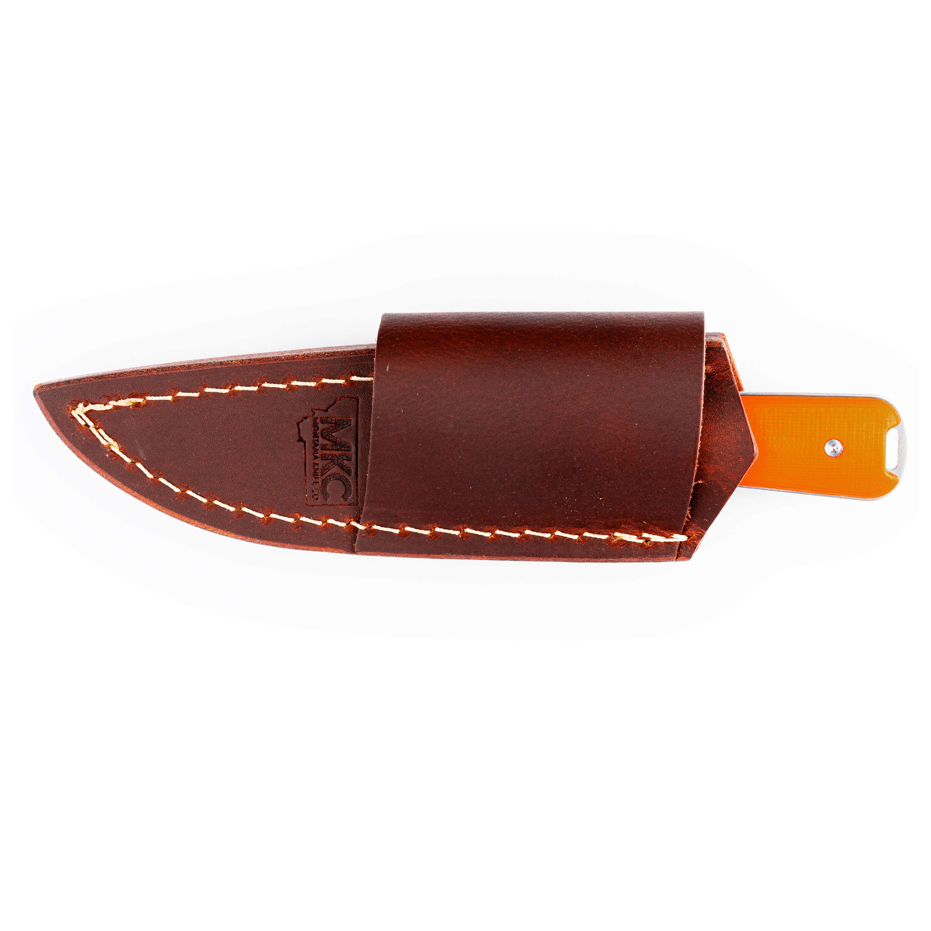 FLATTAIL LEATHER SHEATH - HORIZONTAL CARRY