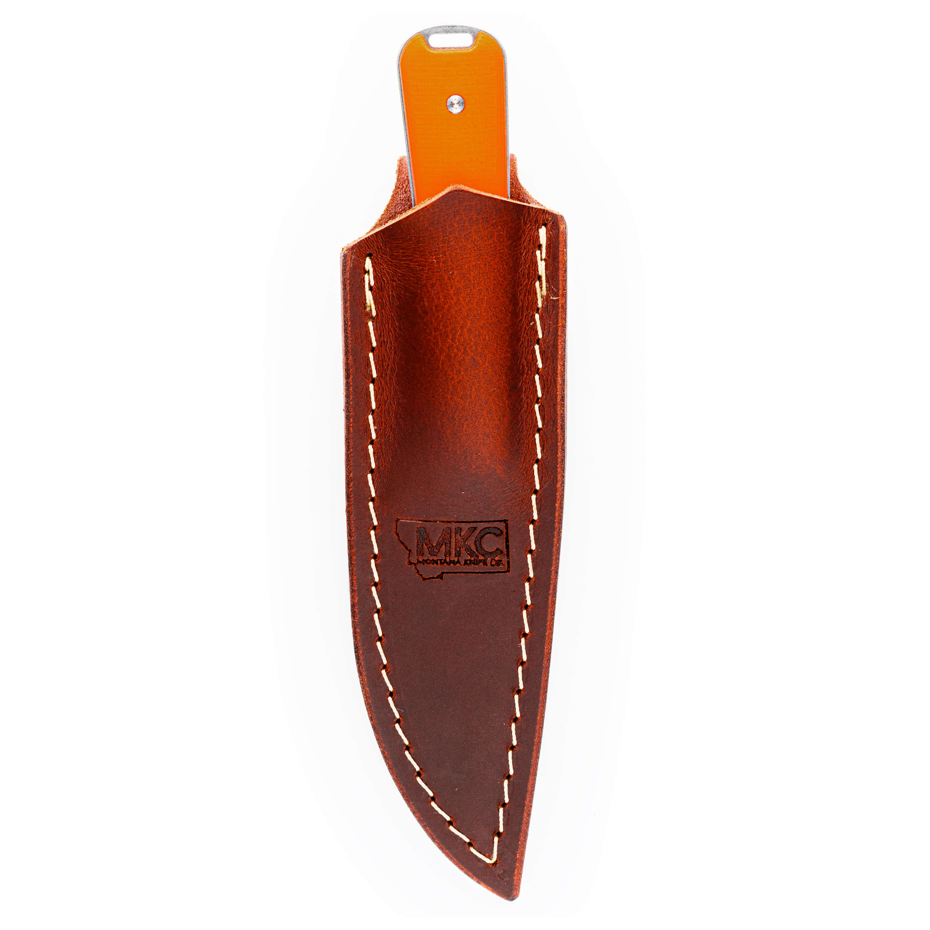 FLATTAIL LEATHER SHEATH - VERTICAL CARRY