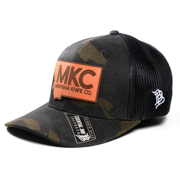 MKC STATE PATCH - CAMO TRUCKER SNAPBACK - Montana Knife Company