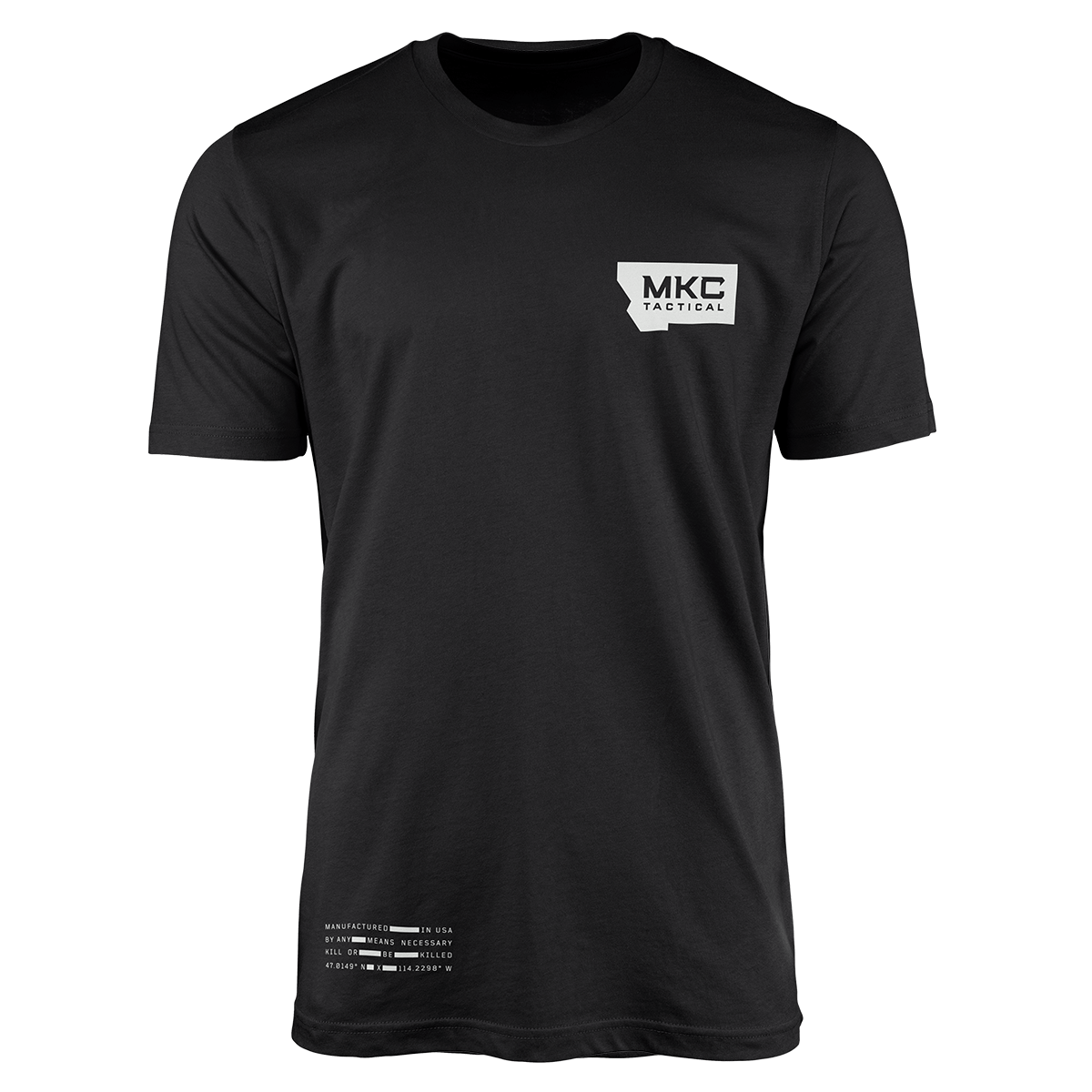 MKC TACTICAL GLOBE TEE - BLACK