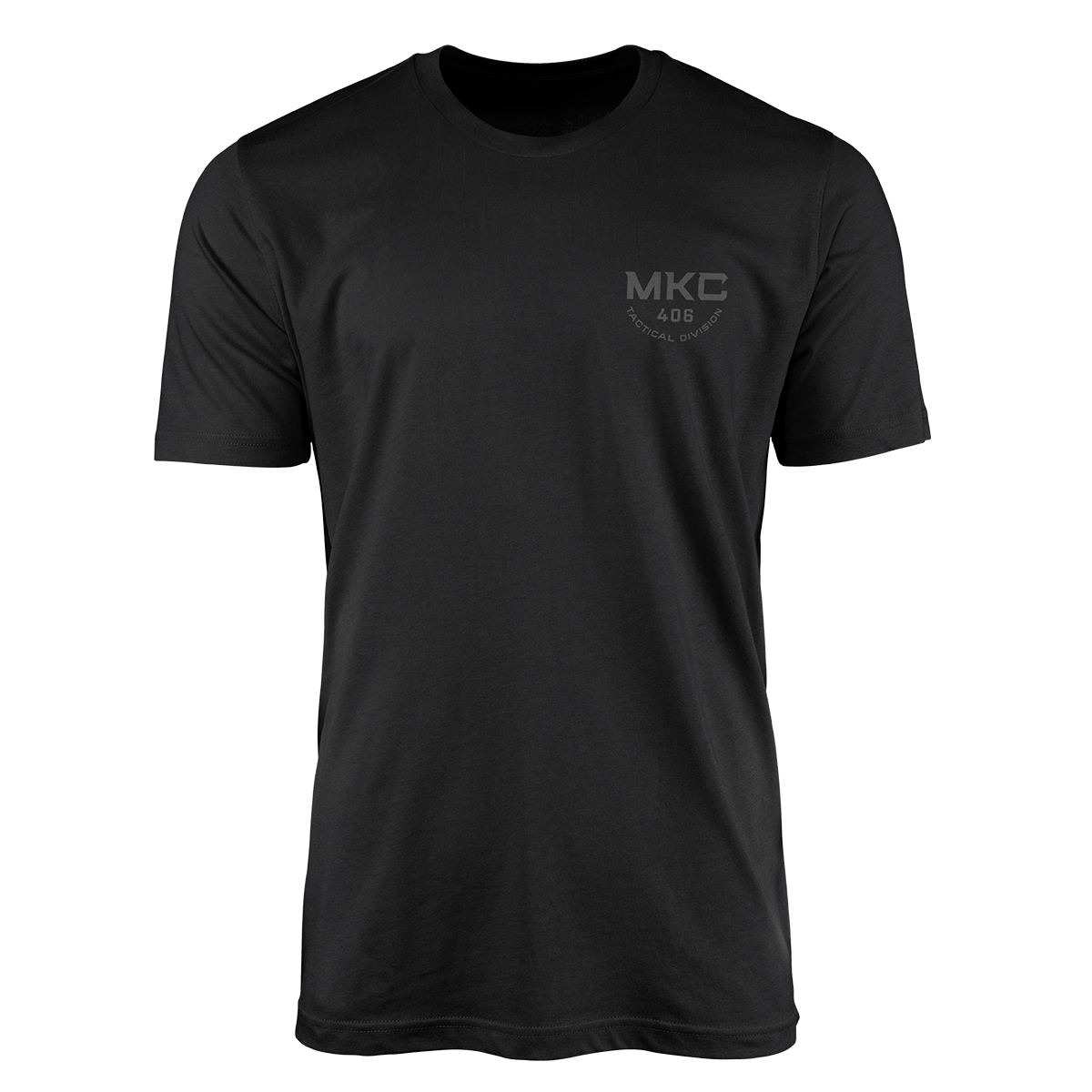 MKC TACTICAL STACKED TEE - BLACK