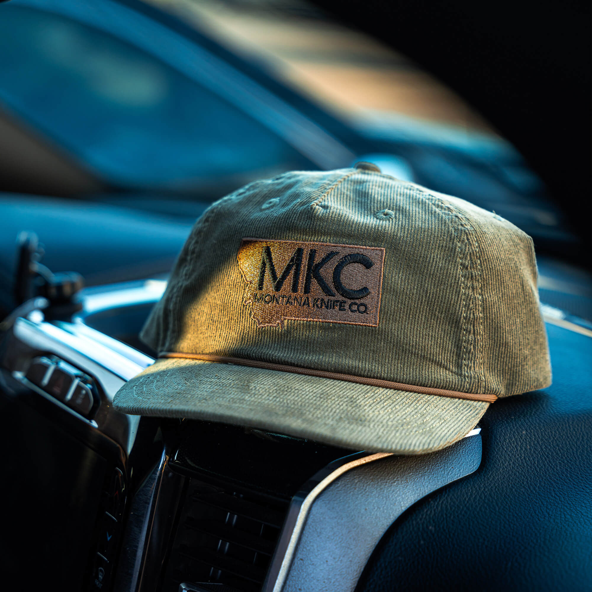 MKC CORDUROY HAT - OLIVE