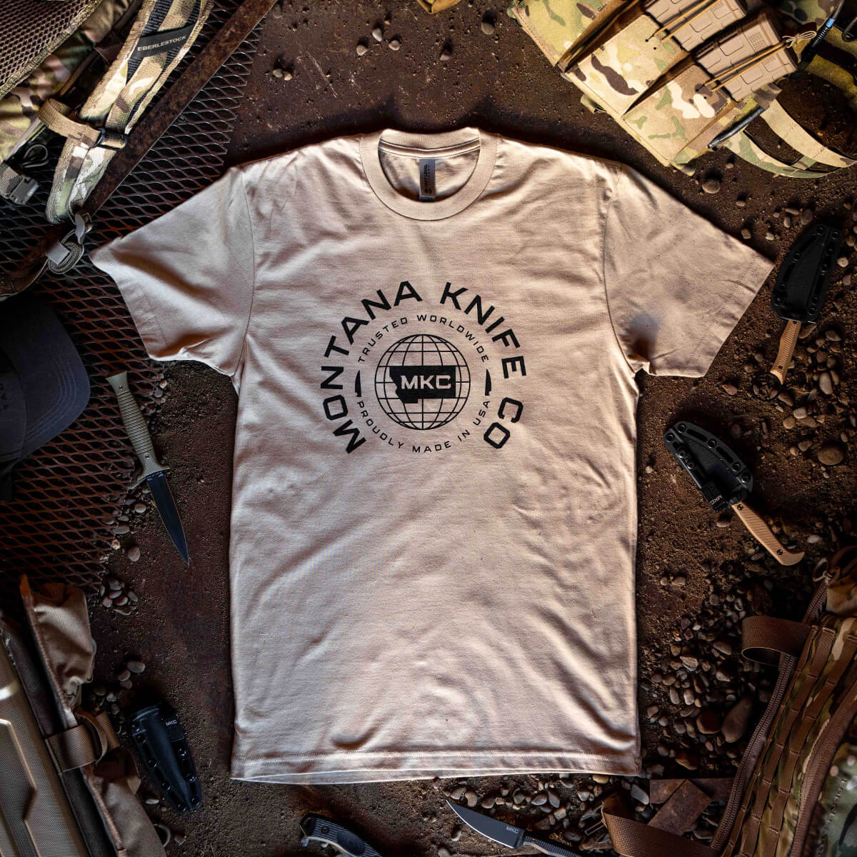 MKC TACTICAL GLOBE TEE - COYOTE