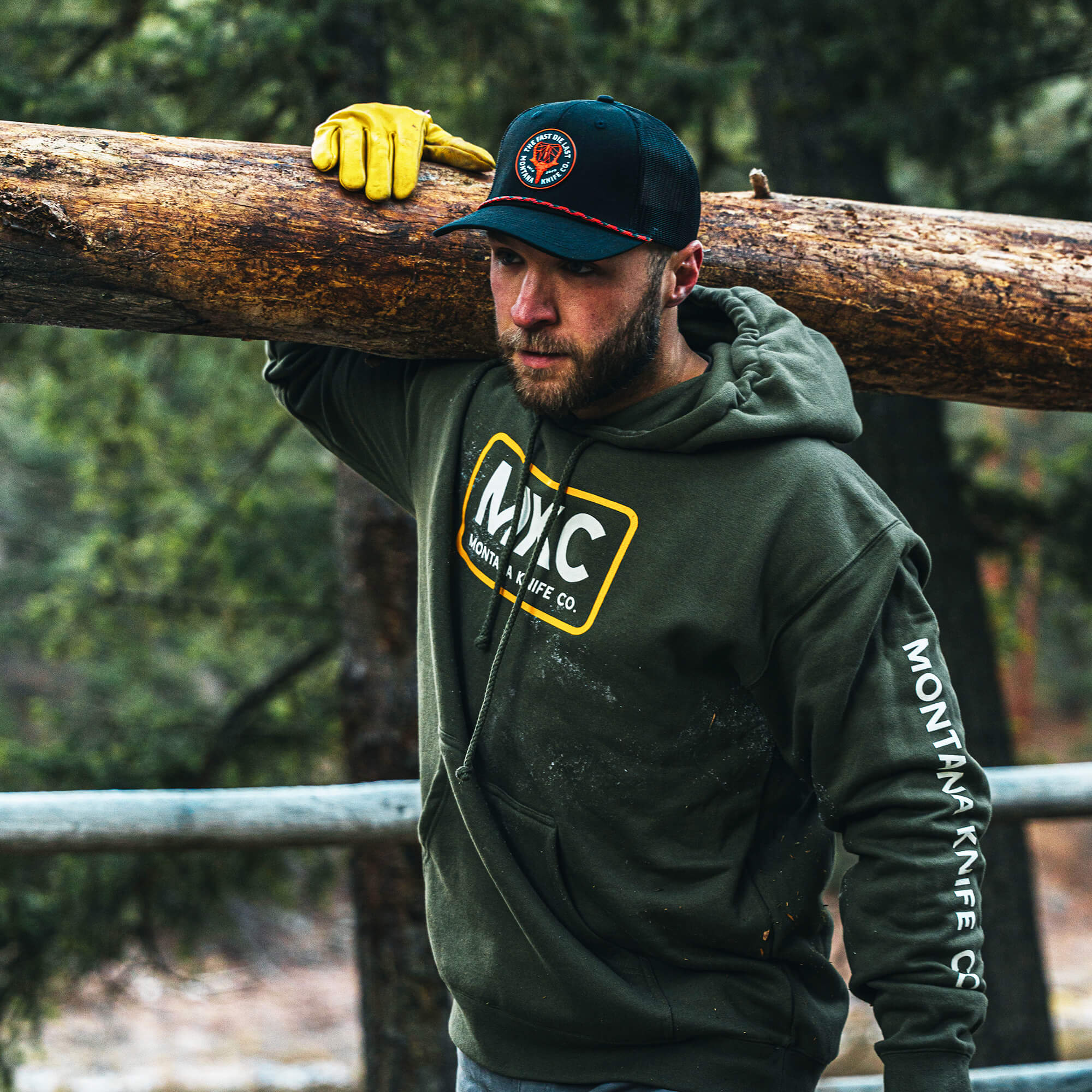 MKC LOGO HOODIE - GREEN