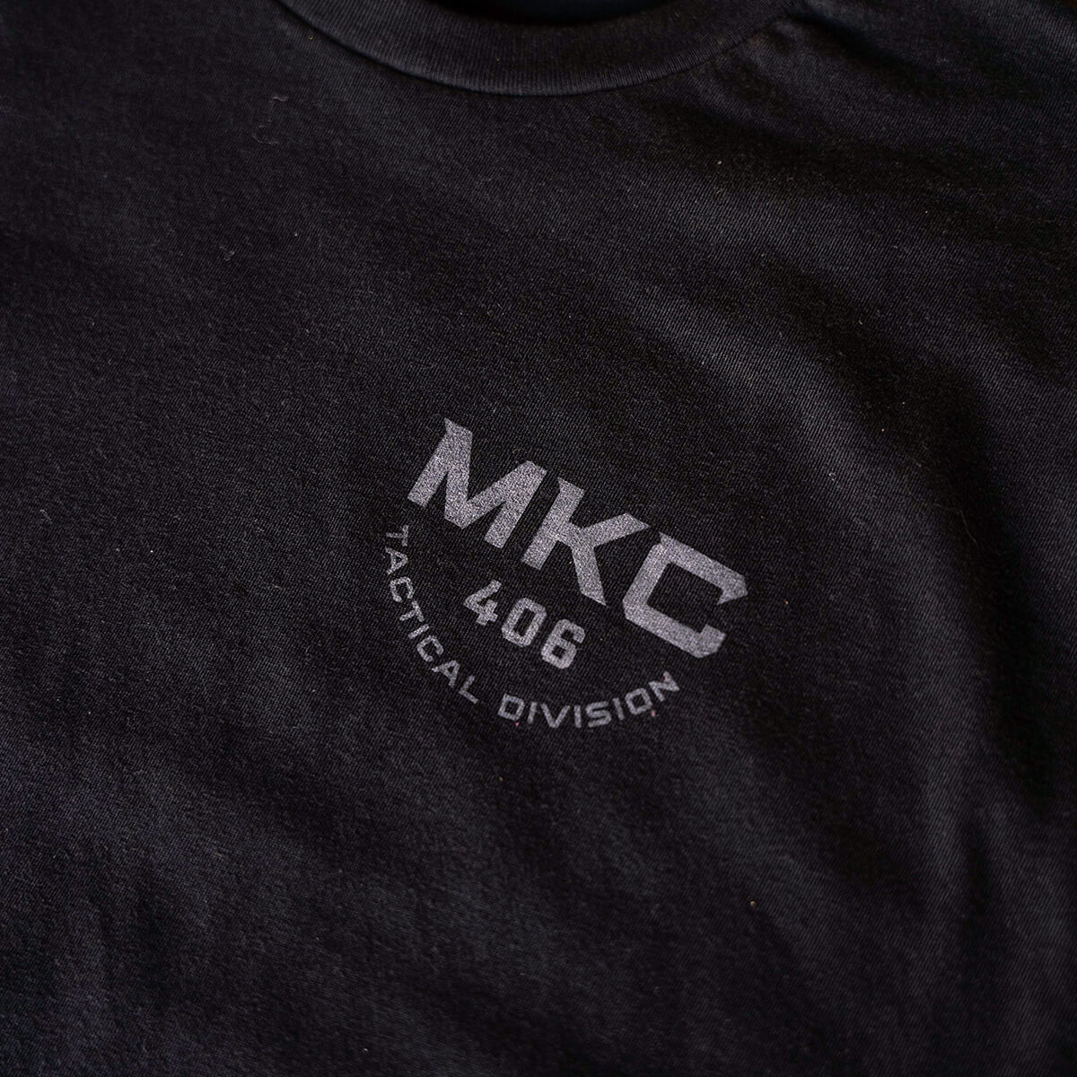 MKC TACTICAL STACKED TEE - BLACK