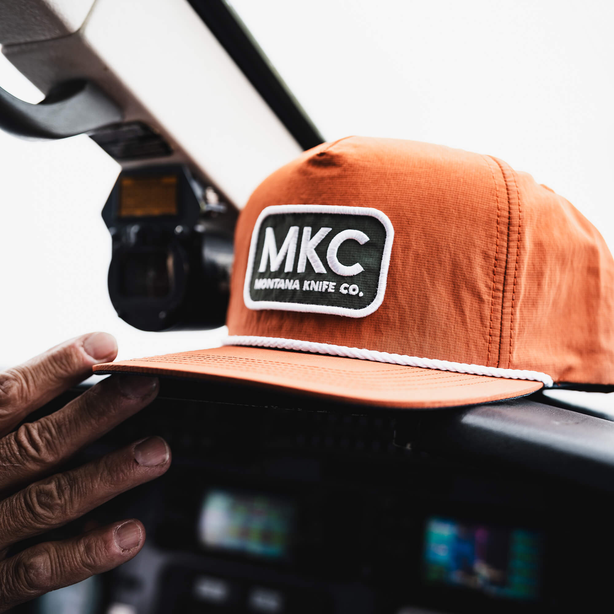 MKC RIVER ROPE HAT - RUST