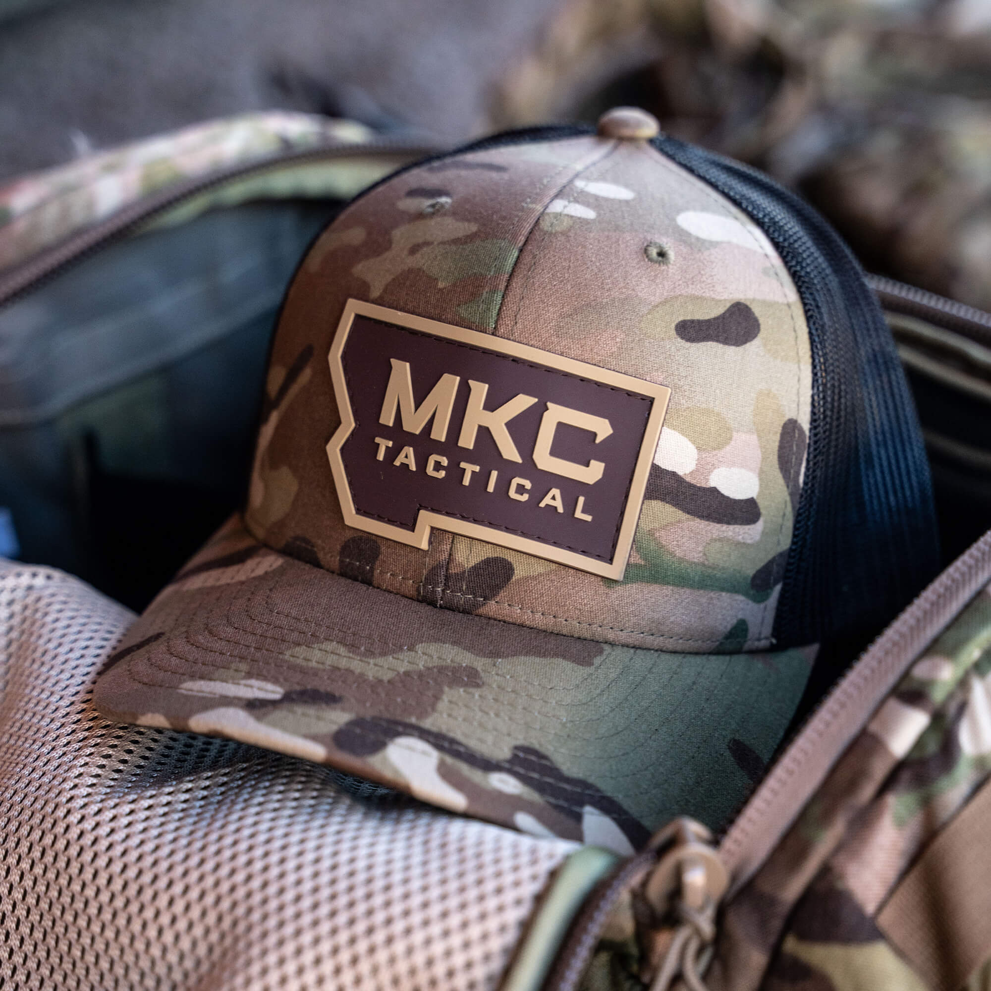 MKC TACTICAL SNAPBACK - MULTICAM TAN