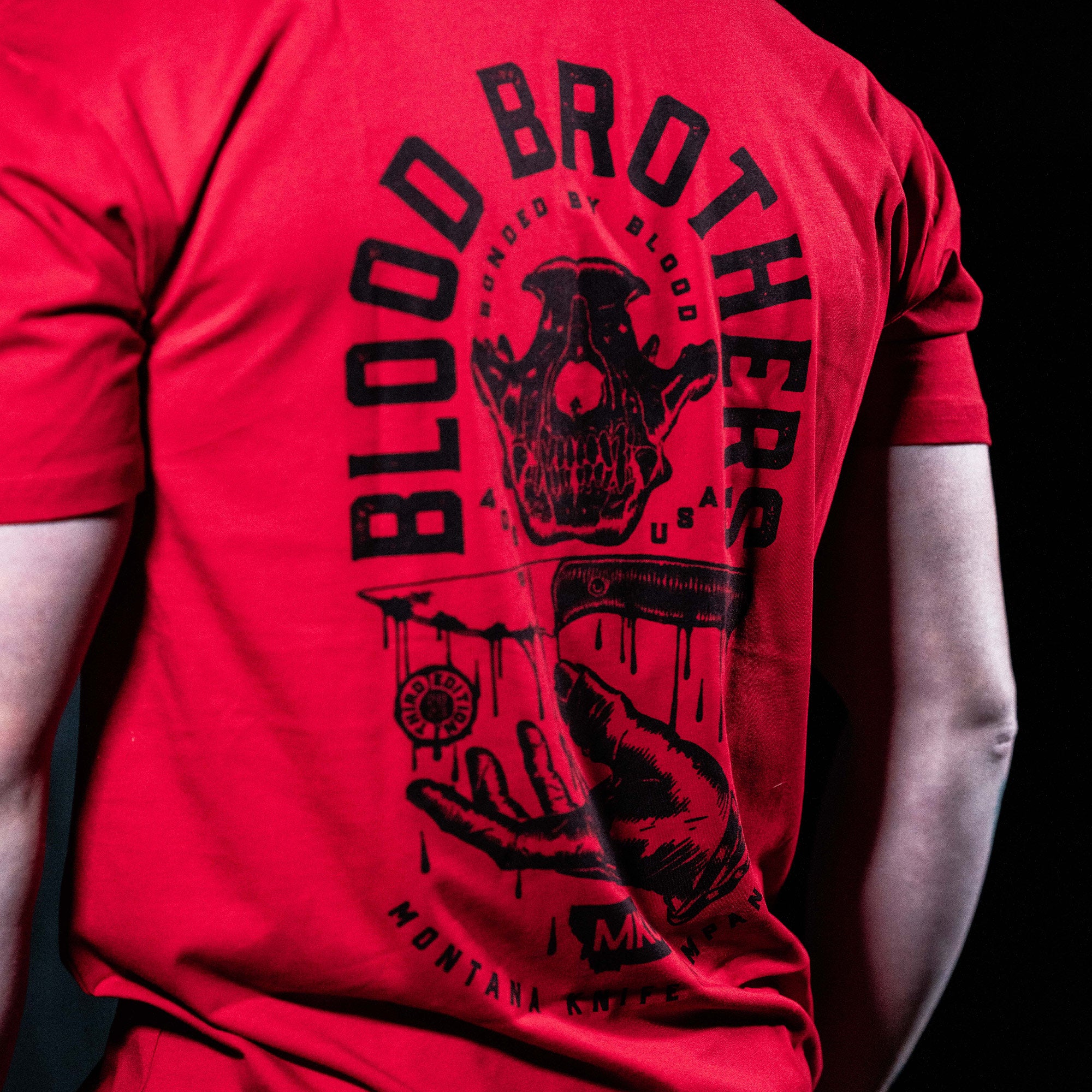 Blood red hot sale t shirt