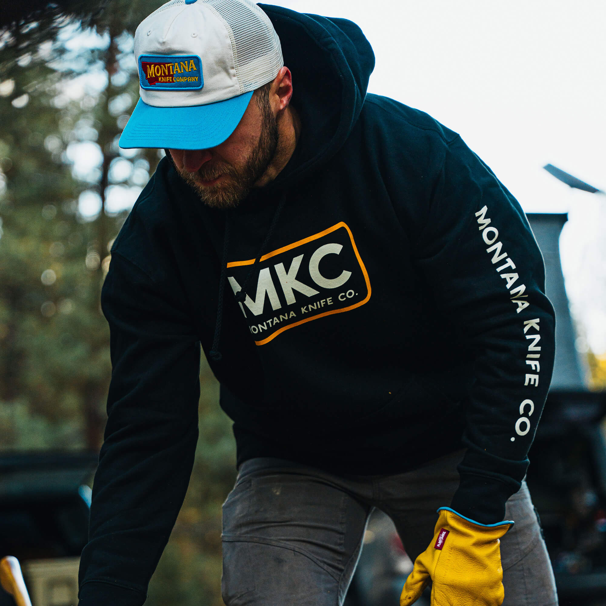 MKC LOGO HOODIE - BLACK