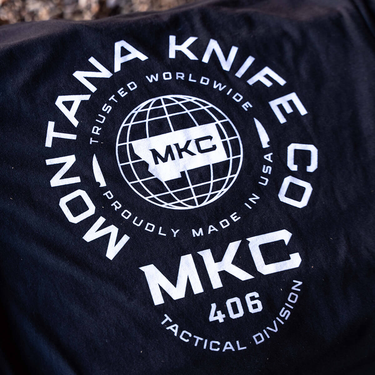 MKC TACTICAL GLOBE TEE - BLACK