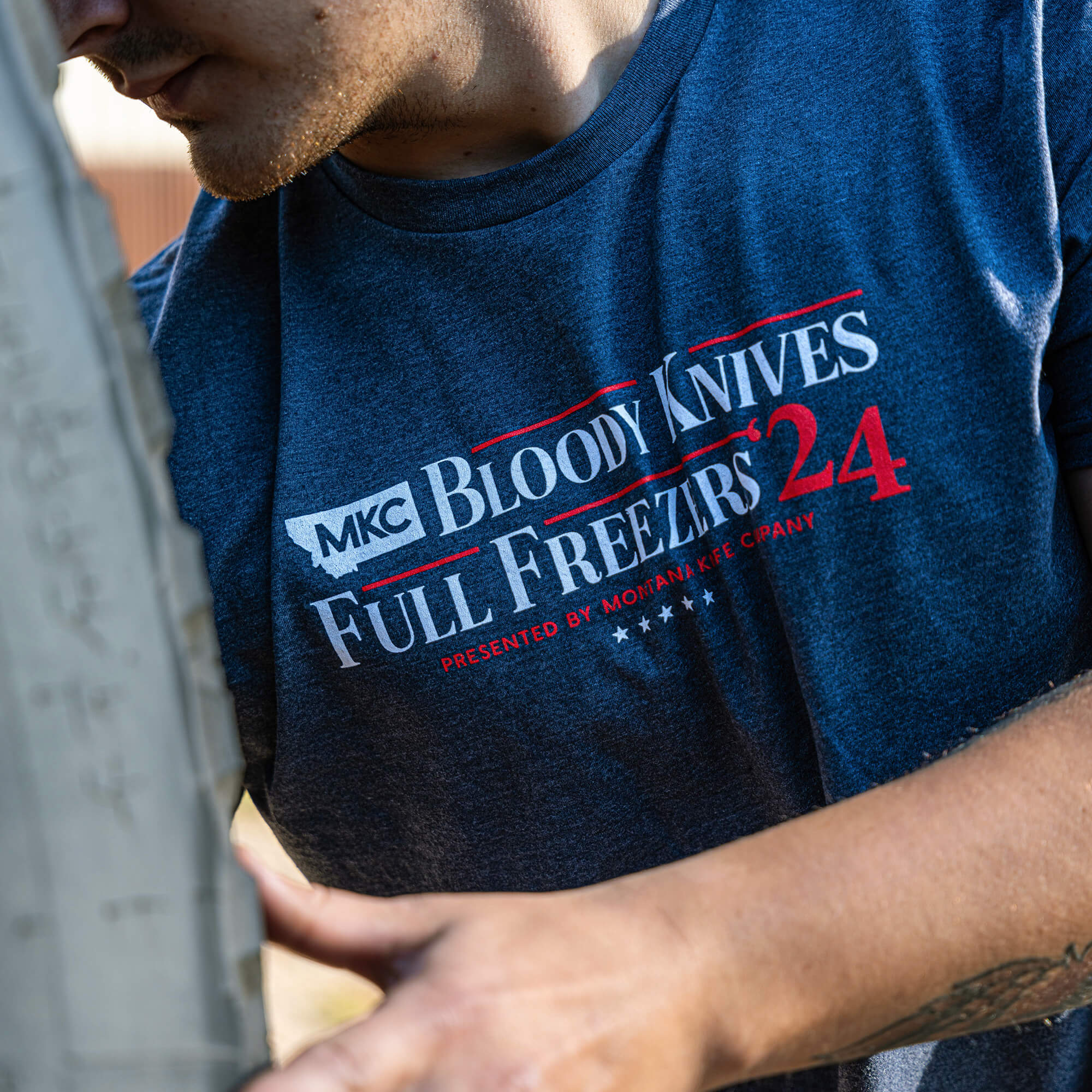 BLOODY KNIVES FULL FREEZERS '24 TEE