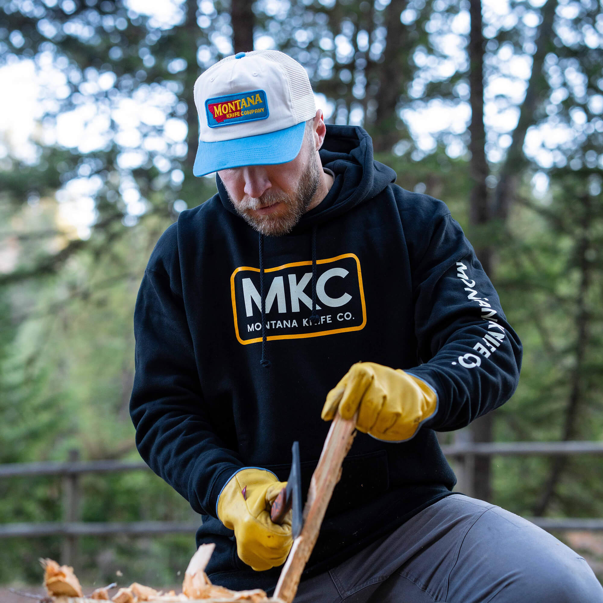 MKC LOGO HOODIE - BLACK