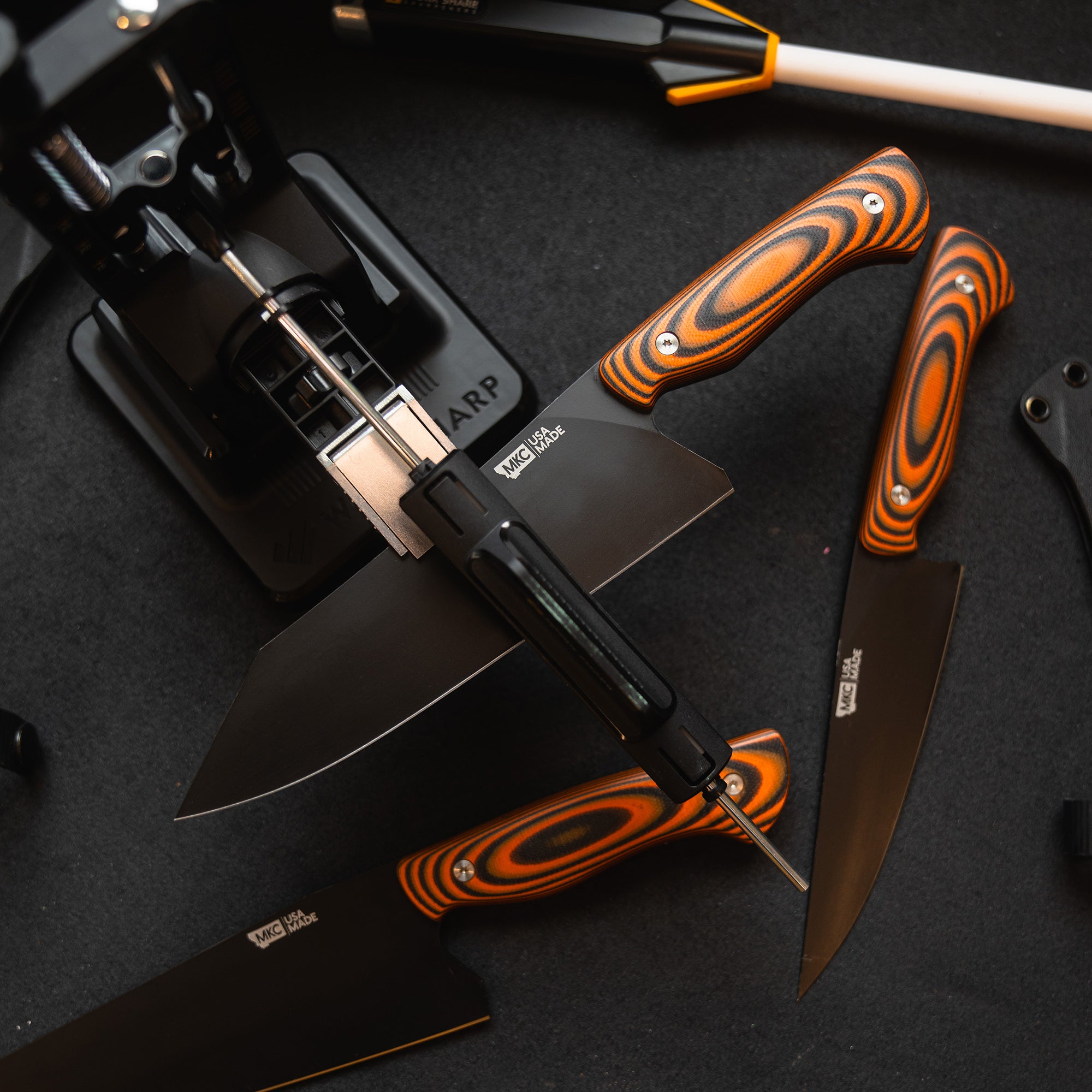Work Sharp Precision Adjust Elite - Adjustable Knife Sharpening System -  For Hunting, Serrated & Kitchen Knives