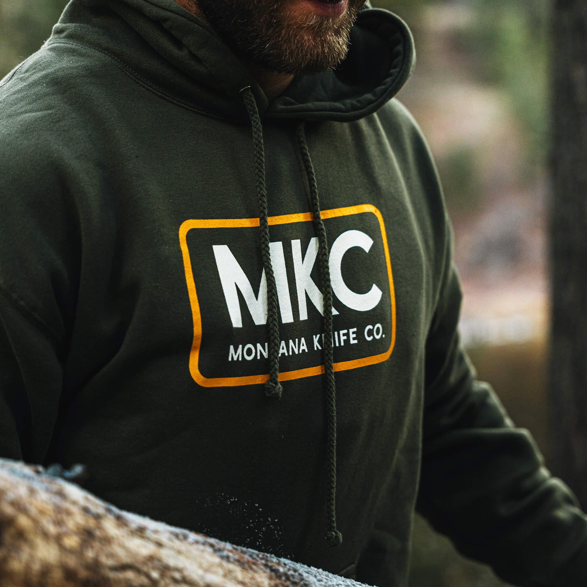 MKC LOGO HOODIE - GREEN