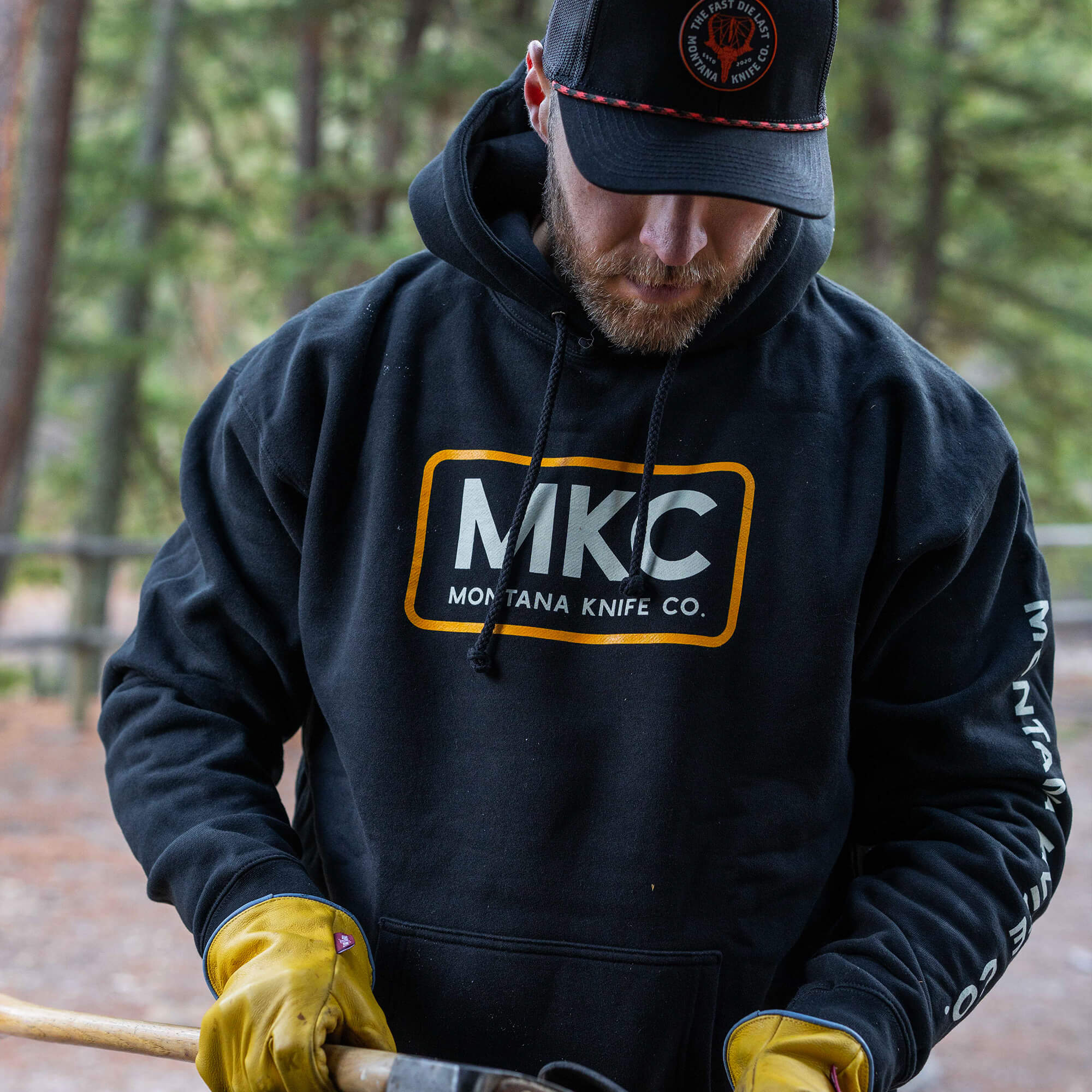 MKC LOGO HOODIE - BLACK