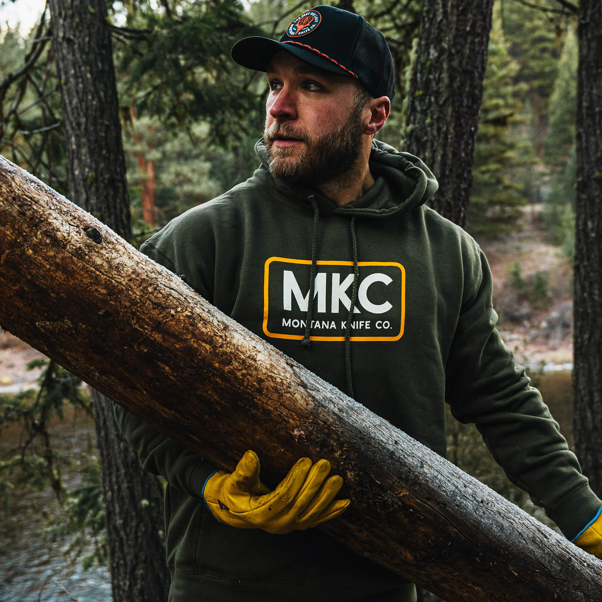 MKC LOGO HOODIE - GREEN