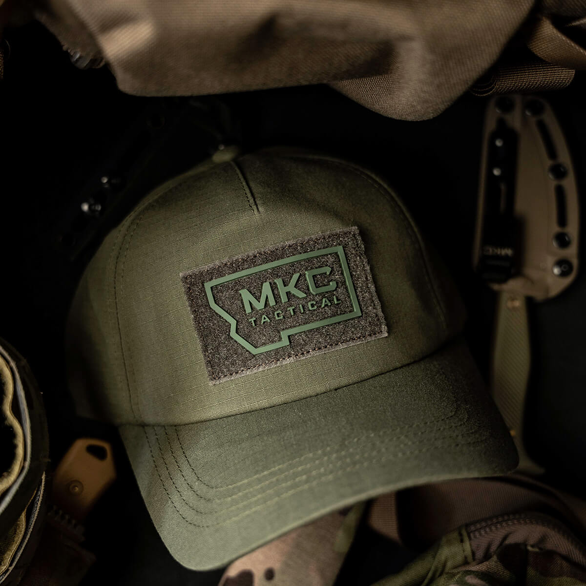 MKC TACTICAL RIPSTOP HAT - OLIVE