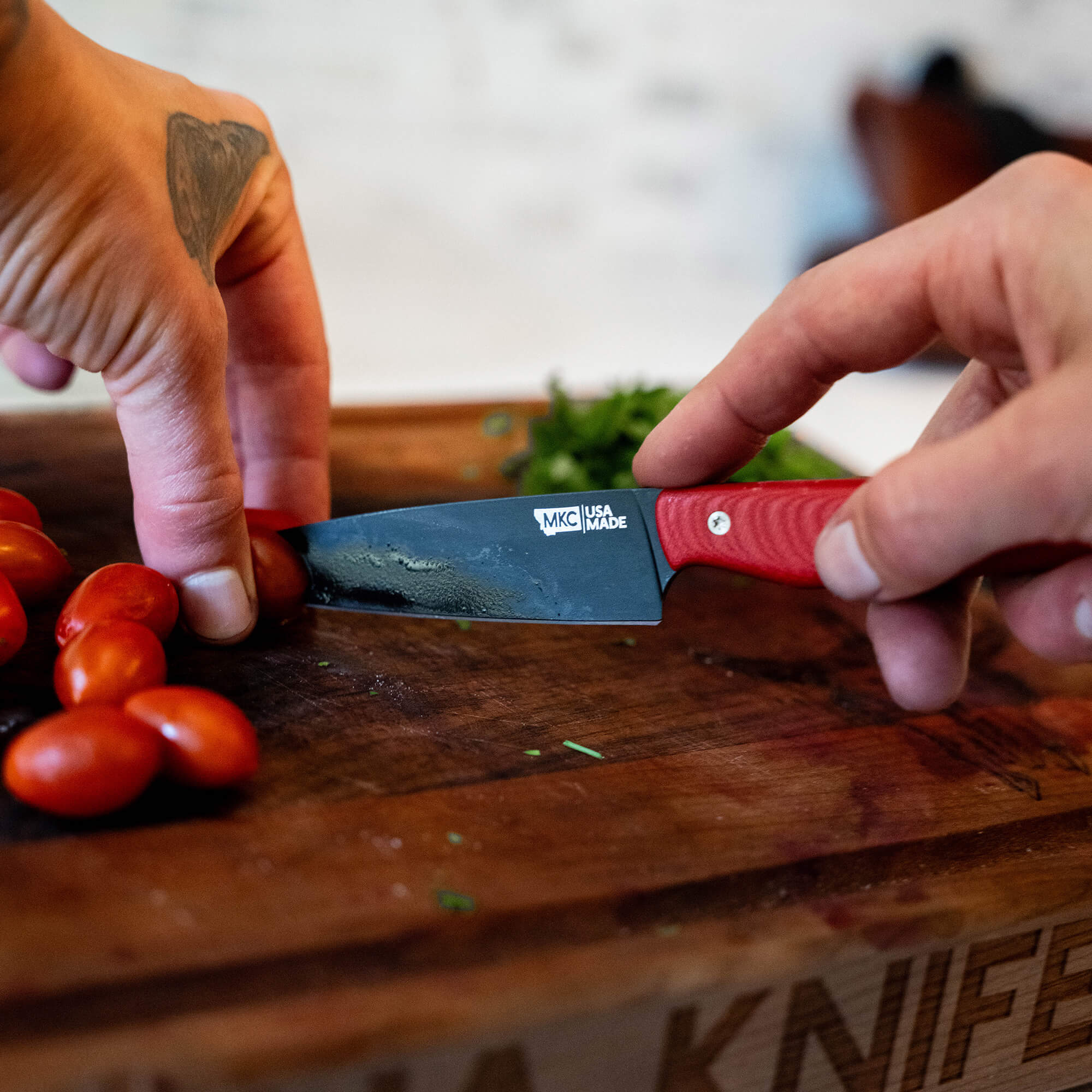 CUTBANK PARING KNIFE - RED