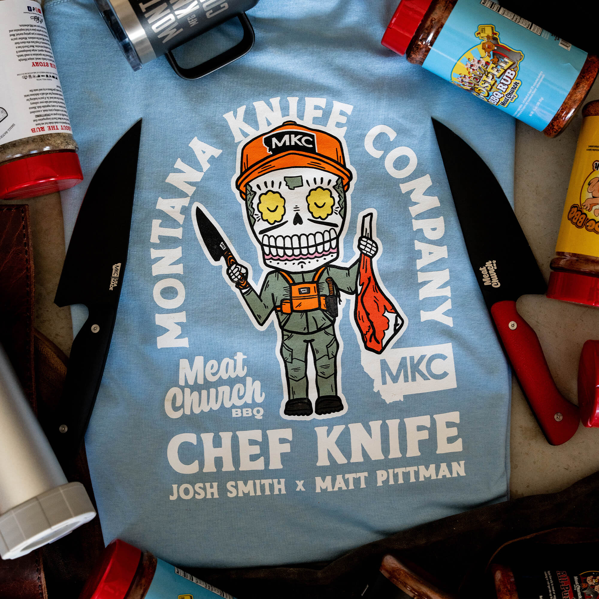 MKC x MEAT CHURCH - POCKET TEE