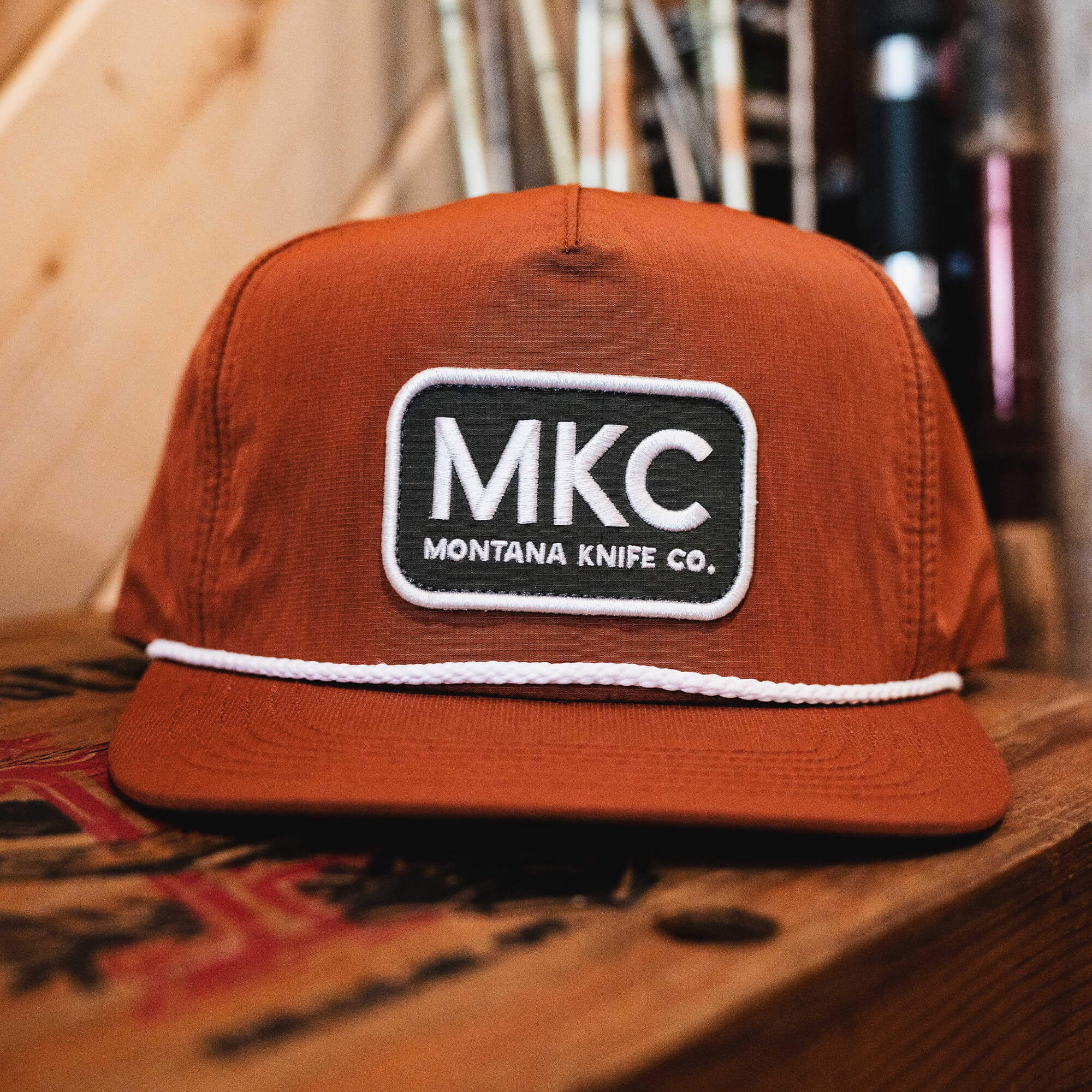 MKC RIVER ROPE HAT - RUST