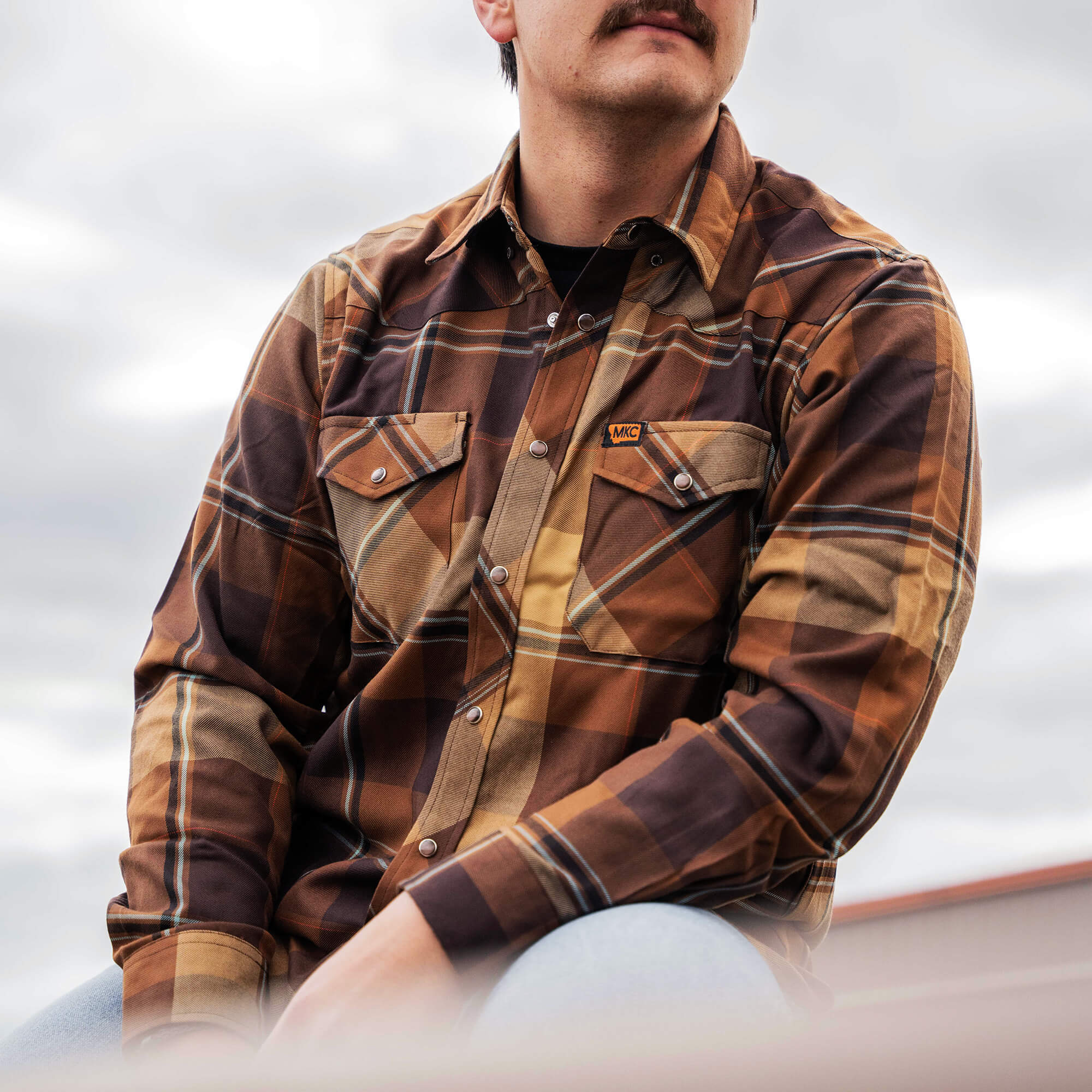 MKC X DIXXON PEARL SNAP WESTERN FLANNEL - MENS