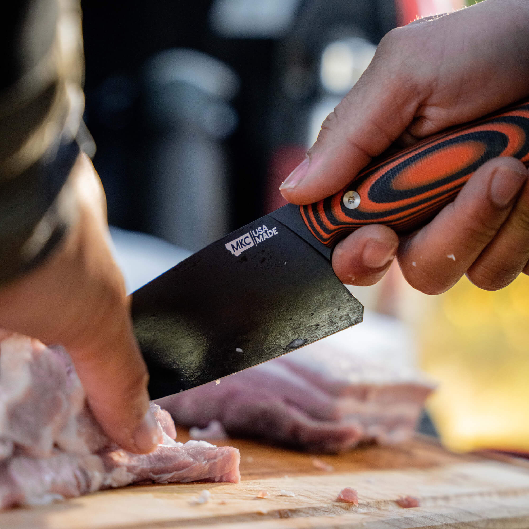 MEAT CHURCH CHEF KNIFE - ORANGE & BLACK