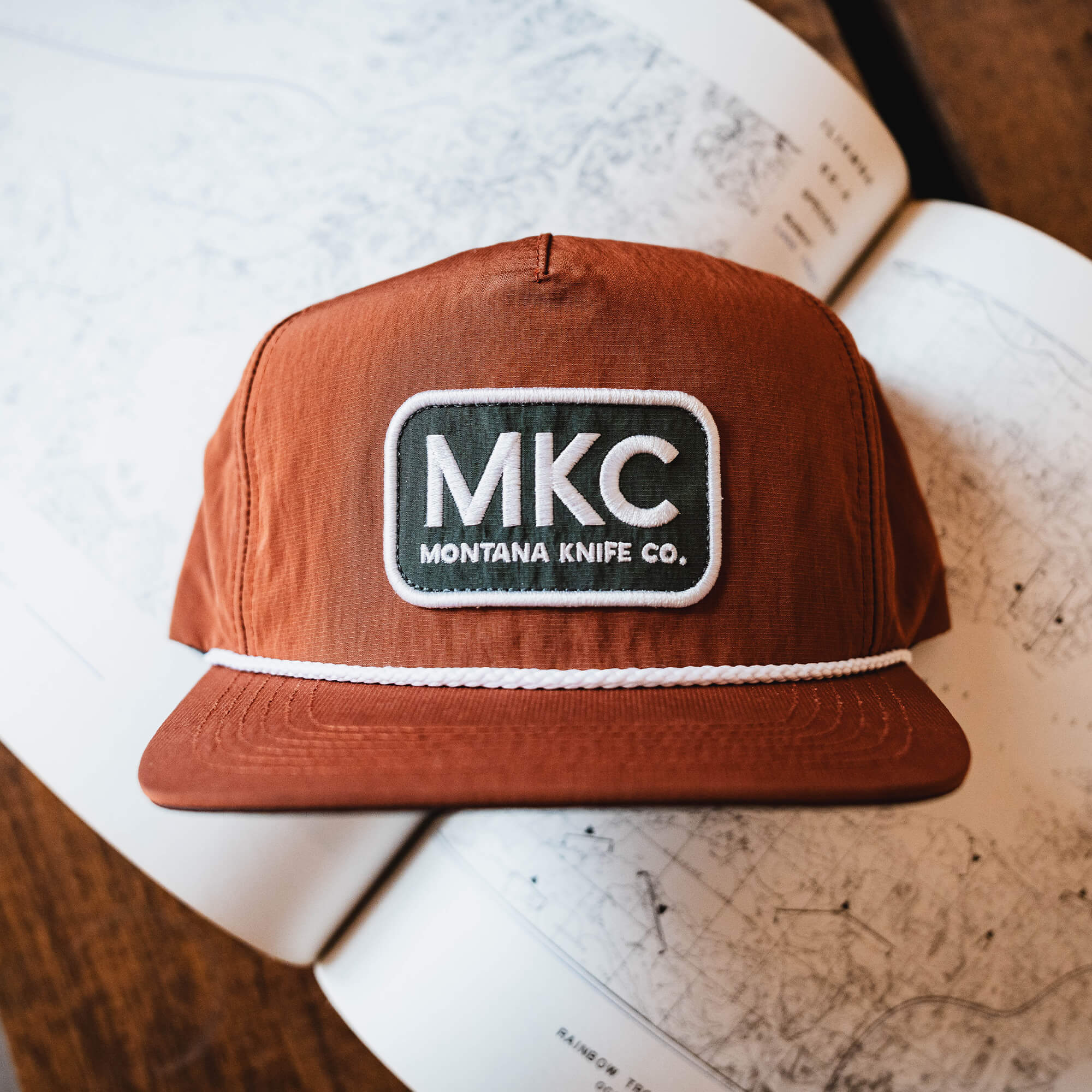 MKC RIVER ROPE HAT - RUST