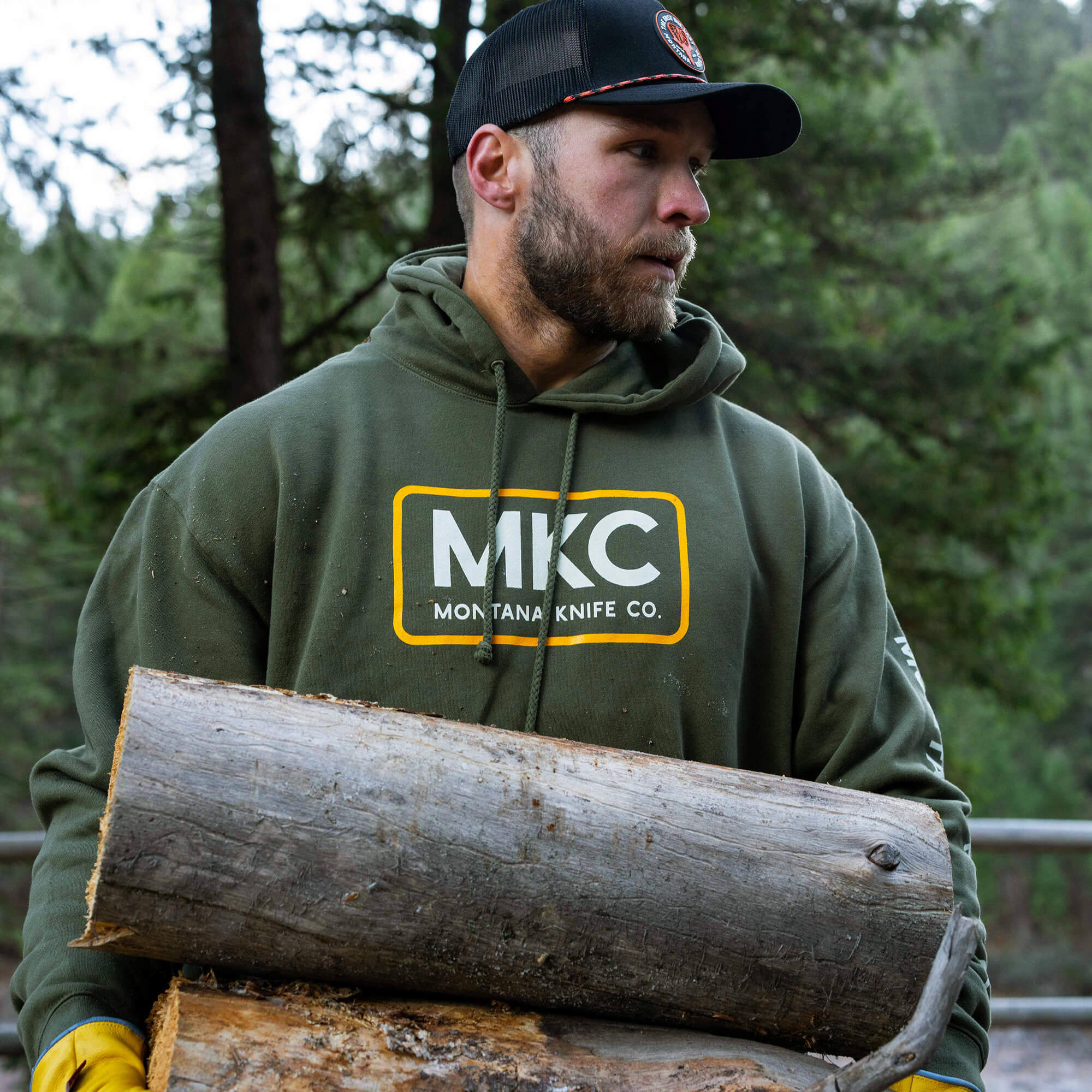 MKC LOGO HOODIE - GREEN