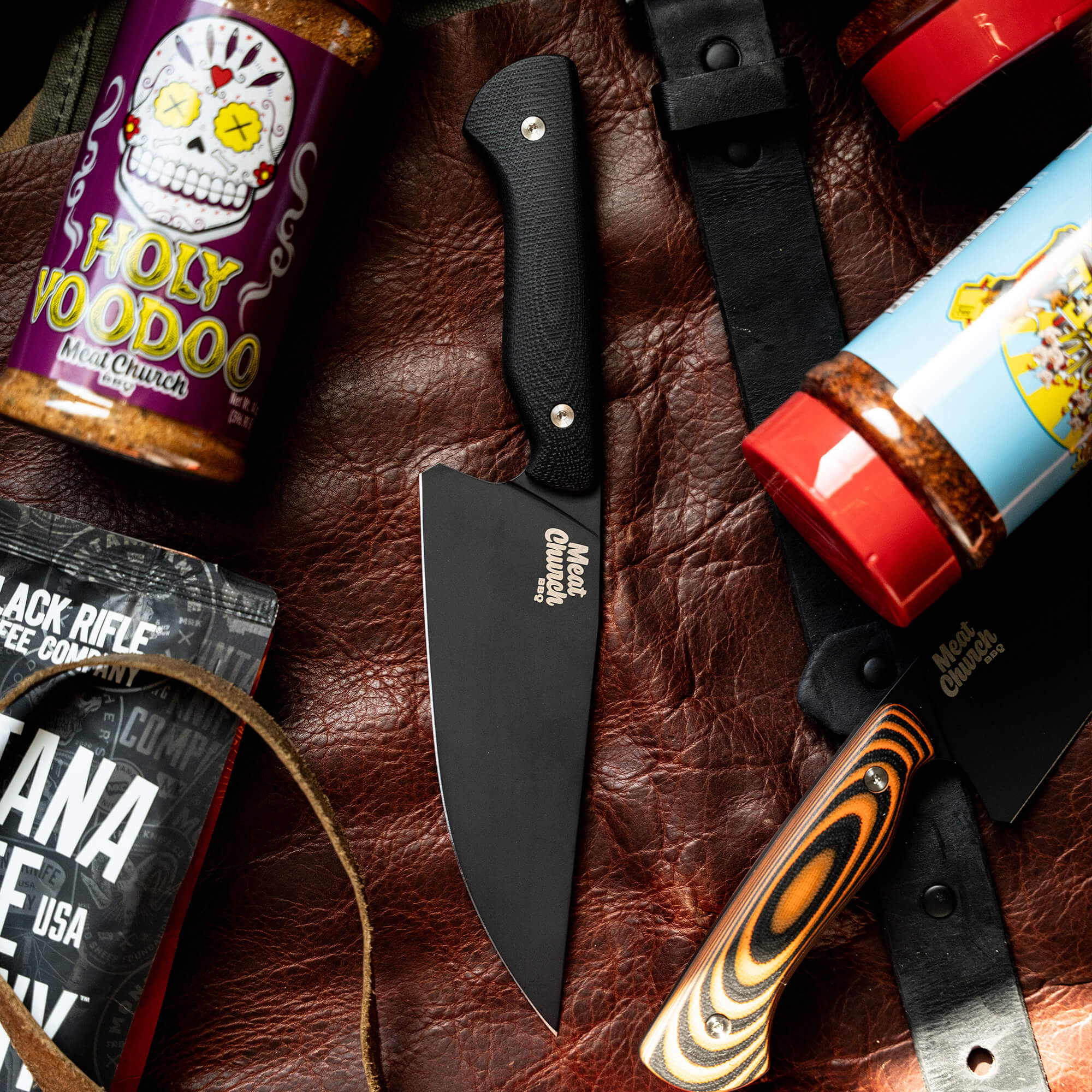 MEAT CHURCH CHEF KNIFE - BLACK