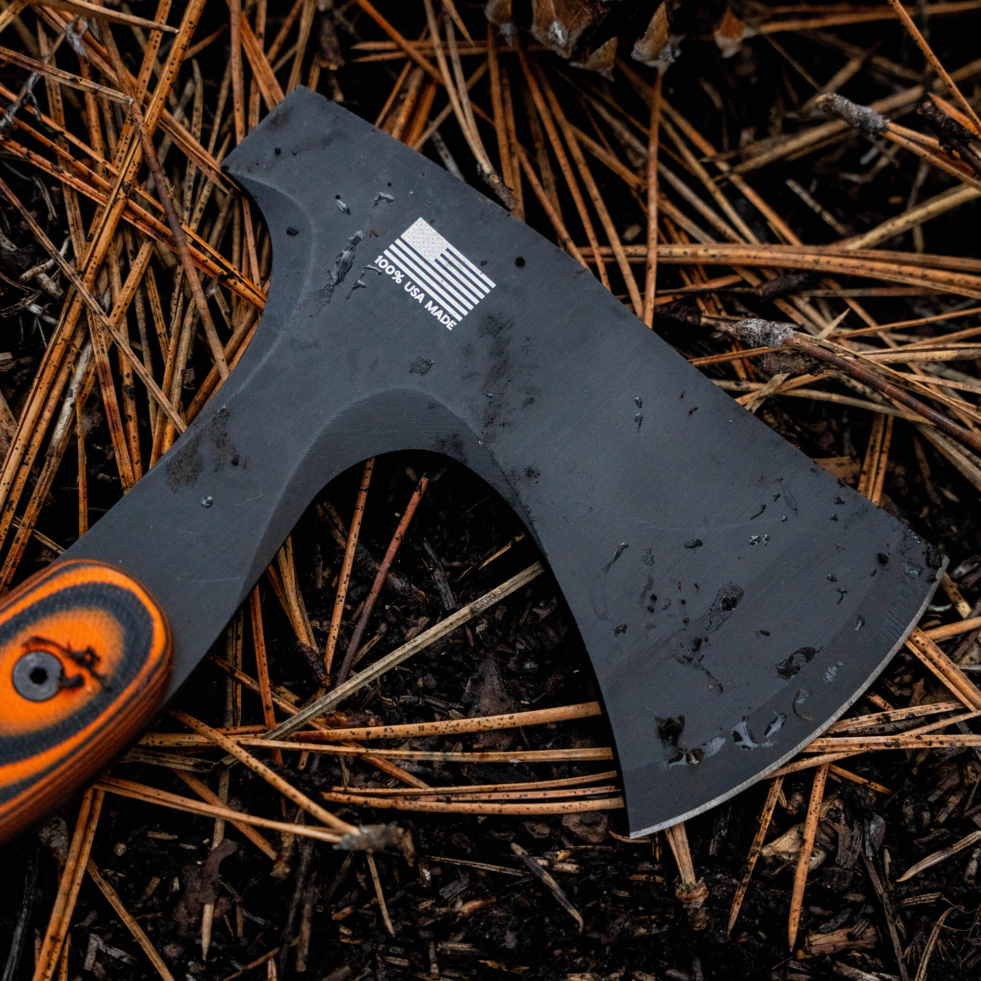 HELLGATE HATCHET - ORANGE & BLACK