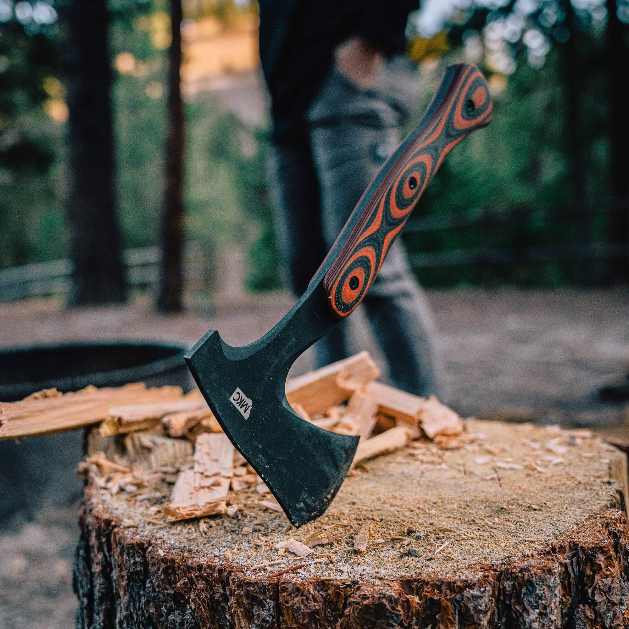 HELLGATE HATCHET - ORANGE & BLACK