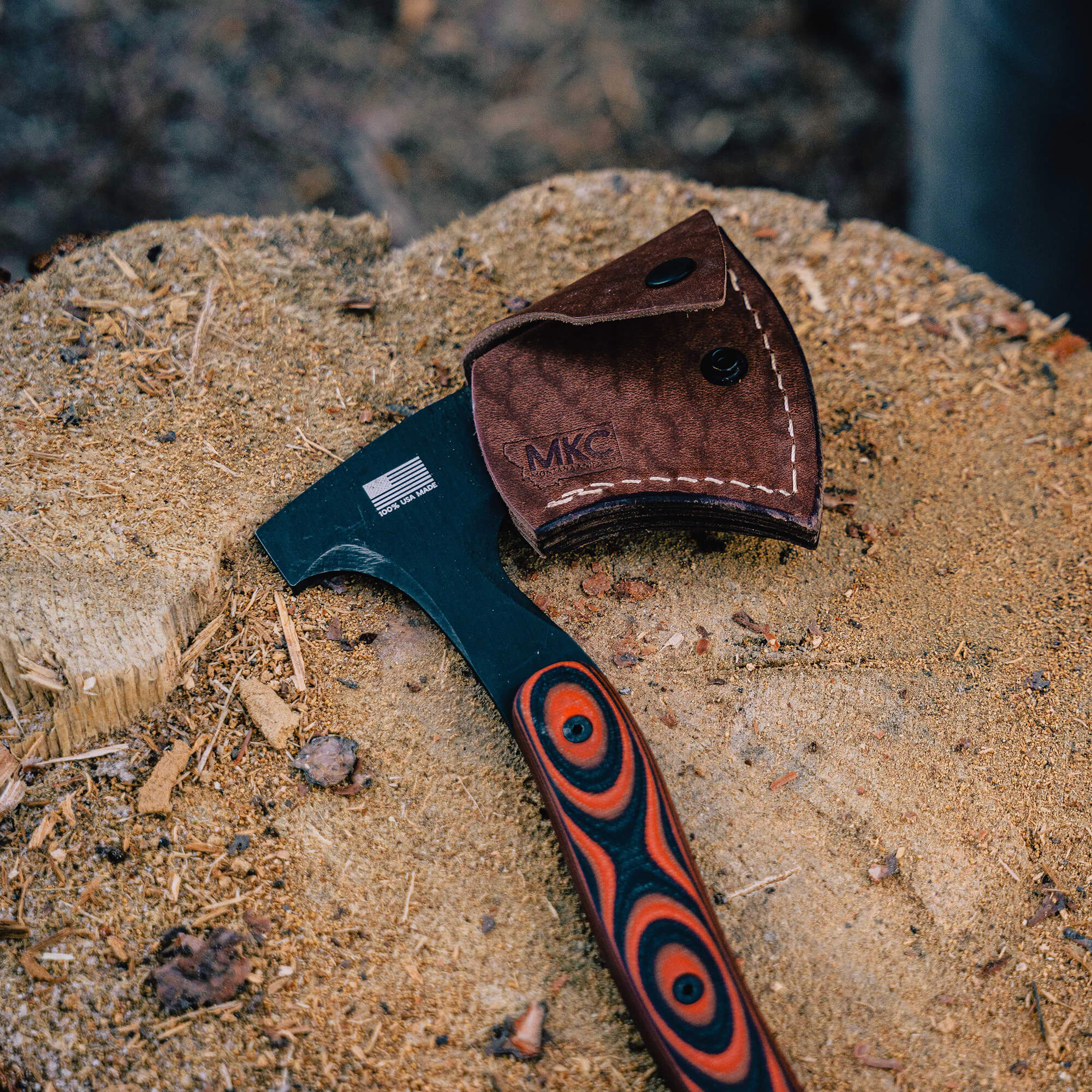 HELLGATE HATCHET LEATHER SHEATH