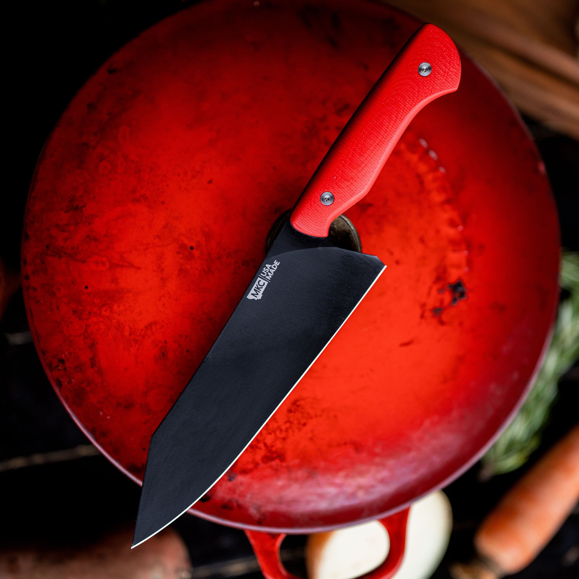 Tuo Cutlery - TC0704 - Santoku Knife - Asian Granton Chef Knife